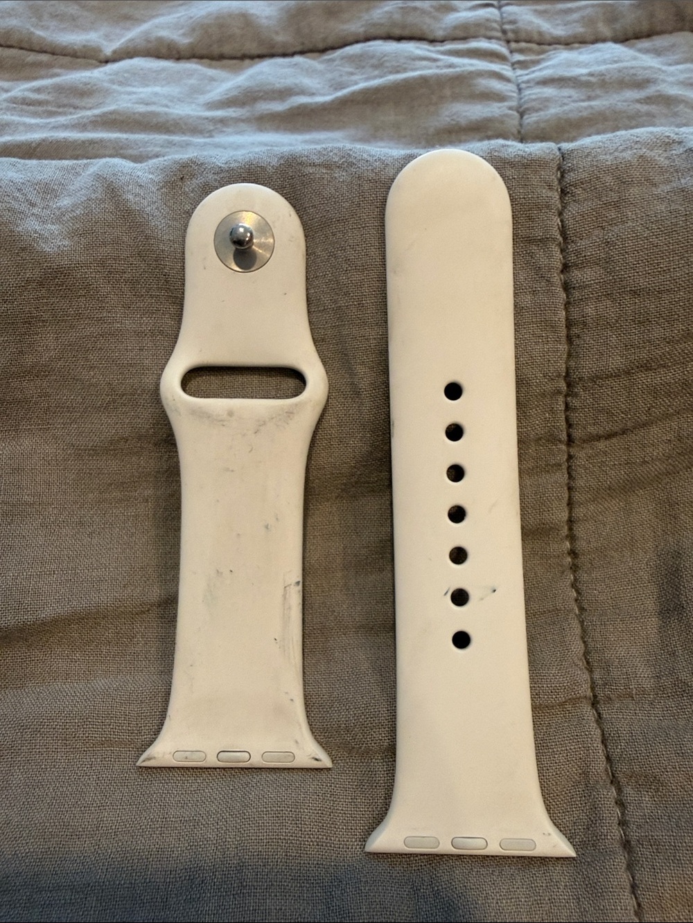 White Silicone Watch Band Replacement Straps